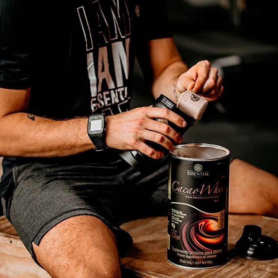 Cacao Whey Hydrolyzed 900g Essential Nutrition - Imagem 2