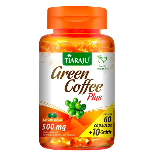 Green Coffee Plus 500mg 70 Capsulas Tiaraju
