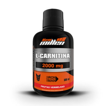 L-Carnitina 2.000mg 500 ml Sabor Frutas Vermelhas New Millen