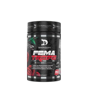 FEMATROPE – ORIGINAL HIPERTROFIA MUSCULAR FEMININO 60 CÁPSULAS – DRAGON PHARMA